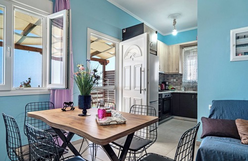 Chortata Apartment | Apartment 'Ventus Kalipso' with Sea View, Wi-Fi and Air Conditioning