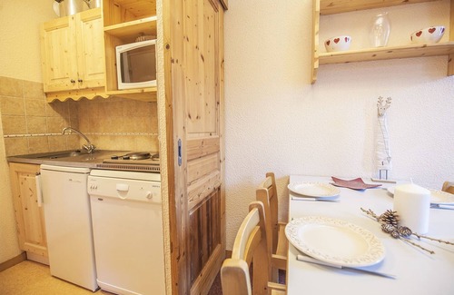 Doucy-Combelouviere Apartment | Apartment with balcony at the foot of the slopes and close proximity to shops and services