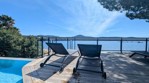 Pianotolli-Caldarello Apartment | Appart 70m2 avec patio piscine à débordement vue mer