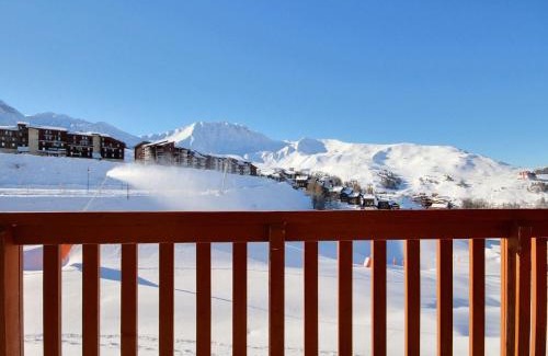 Plagne Soleil Apartment | Appartement 3 pièces au pied des pistes avec balcon et vue - FR-1-455-58