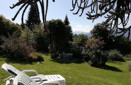 Porto Valtravaglia Apartment | Appartment Erdgeschoss mit Aussicht auf dem See