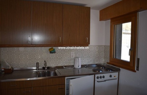 Zinal Apartment | Appartment in a building in Zinal - 1 bedroom with 1 double bed with shower and WC - 1 bedroom with