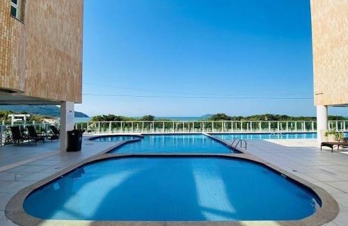Acores Apartment | Apt Pé na Areia Floripa - Praia dos Açores - Churrasqueira na Varanda e Piscina