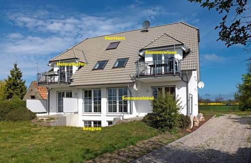 Insel Poel Apartment | Apt. Sommerwiese - Cozy upper floor apartment in Weitendorf.