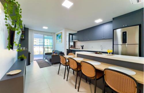 Itacolomi Apartment | Apto Pé na Areia Condomínio Resort Completo com Piscina borda Infinita, Beach Tennis, Academia, Sala de Jogos, Brinquedoteca, Playground e Portaria 24H 2 Quartos com Ar-Condicionado, Churrasqueira Privativa Reserve Agora e Viva essa Experiência