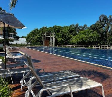 Campeche Norte Apartment | Apto super completo pé na areia no Campeche