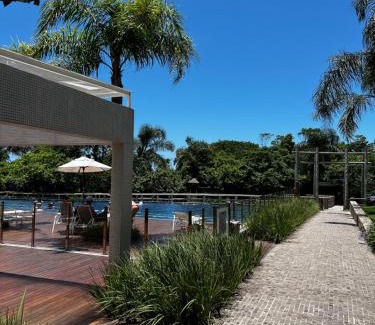 Campeche Norte Apartment | Apto super completo pé na areia no Campeche