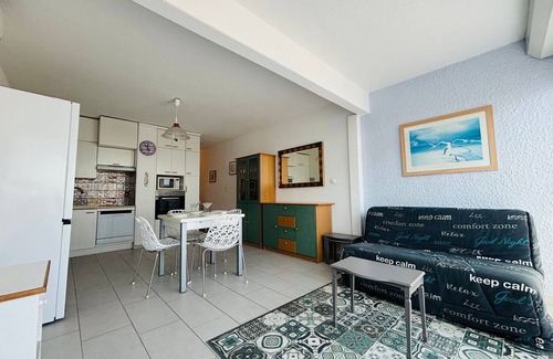 Argeles Plage Apartment | ARGELES SUR MER - Appartement T2 en rez de jardin - Vue mer