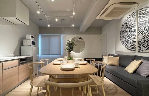 Hiroshima City Centre Apartment | Art BLD by b hotel Modern 2BR City Center for 8ppl