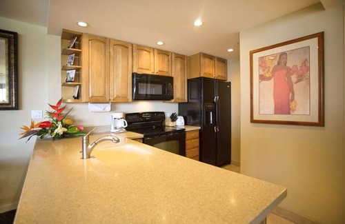 Honokowai Condo | Aston Kaanapali Shores - 1BR Garden View/Full Kitchen - No Resort/Cleaning Fees
