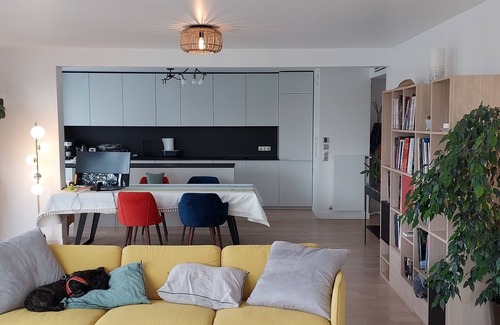 Auteuil Apartment | Astonishing views on Paris from the 45m2 terrace at the 8th floor -new building