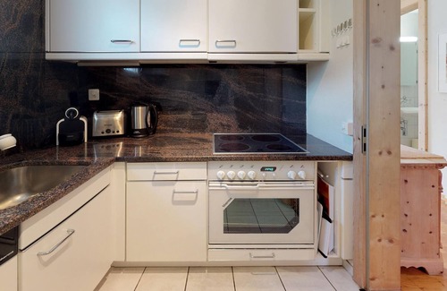 Celerina-Schlarigna Apartment | At the outskirt of Celerina the traditional Chesa Dalia is situated near the fam