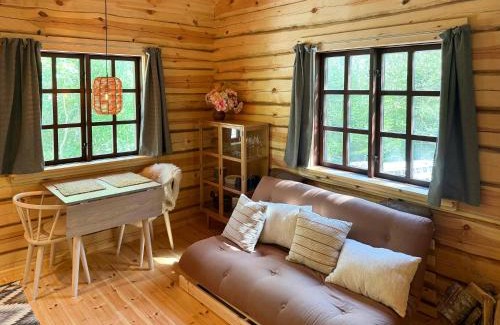 Ejstrupholm House | Authentic Log Cabin In Forest Near Ejstrupholm