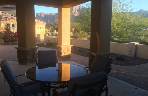 Apache Junction House | AUTHENTIC SANTA FE TUSCAN-STYLE VILLA WITH PANORAMIC VIEWS.