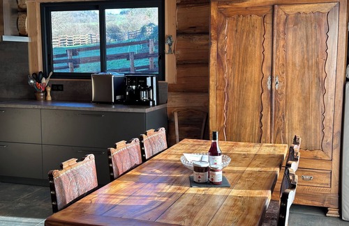 Saint-Jean-en-Val Ski Chalet | Auvergne: 5* chalet with spa in the heart of a Fjords horse farm