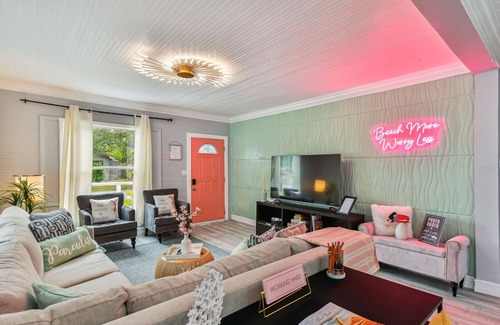 Clearwater House | Backyard Oasis POOL home w/ Concierge Option | Games | Workspace - 4 mi to Beach