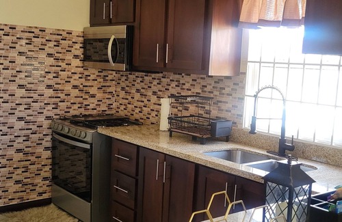 Spring Village House | Barefoot Bliss Short Term Rental with Pool Old Harbour,Colbeck Manor Gated .