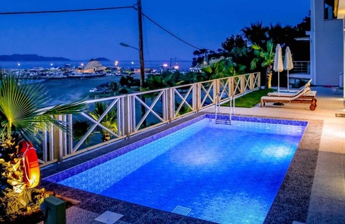 Agios Sostis Villa | Beach front location, 2 bedrooms, 2 bathrooms, great views, AC, Free WiFi