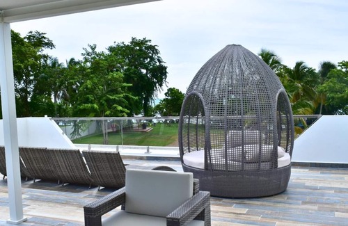 Guanajibo House | Beach house w/private pool, unit BLUE, full A/C, WiFi, kayaks