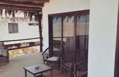 Mancora Cabin | Beach loft hut with private steps onto the beach