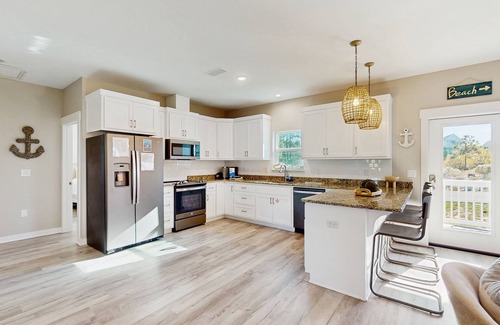 Cape San Blas House | Beach retreat with open layout, AC, private pool, fire pit & grill