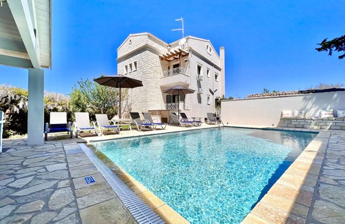 Acharavi Villa | Beach Villa Heart House with private pool