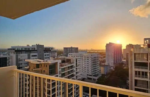 Isla Verde Apartment | Beachfront 2 bedroom apt in Isla Verde. 2-5 minute walk to restaurants & shops!