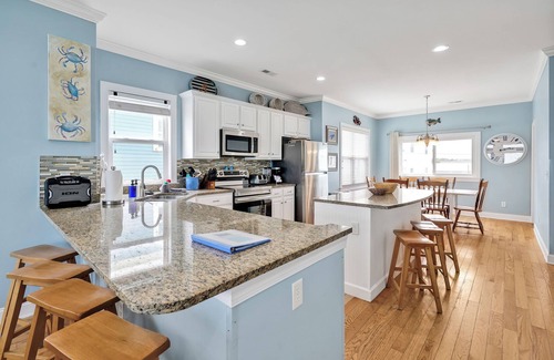 Wilmington Beach House | Beachfront Duplex with 3 Decks and Awesome Ocean Views & Beach Access