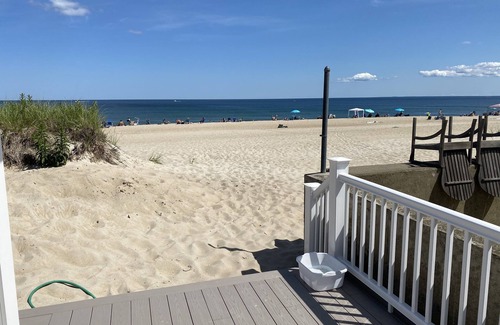 Seabrook Condo | Beachfront Oasis, Seabrook, NH - One step to the beach!