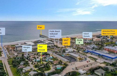 St. Augustine Beach House | Beachside home, less than 500 steps to beach, oasis yard