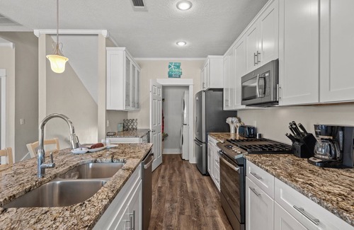 Mexico Beach House | Beachside Townhouse with Pool & 5 Decks
