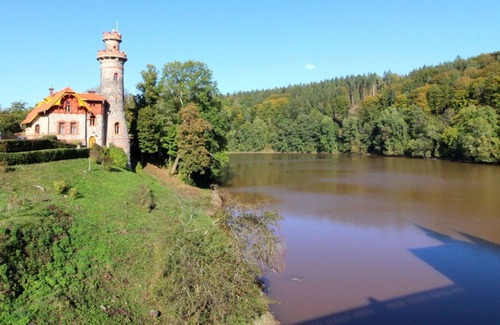 Rudnik u Vrchlabi House | Beautiful private villa for 6 people with pool, WIFI, TV, terrace, pets allowed and parking