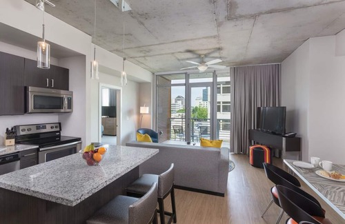 Civic District Hotel | Beautiful 2 Bedroom Suite - Downtown Austin Resort Perfect for Families!