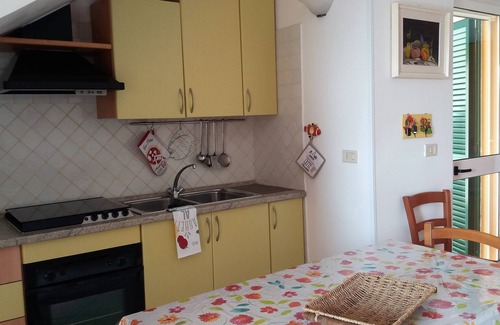 Santa Cesarea Terme Apartment | Beautiful apartment near the sea with garden and terrace with views.