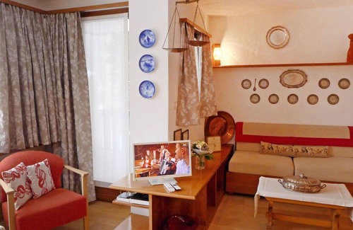 Sankt Moritz-Bad Apartment | Beautiful apartment for 6 guests with WIFI, TV, balcony, pets allowed, panoramic view and parking