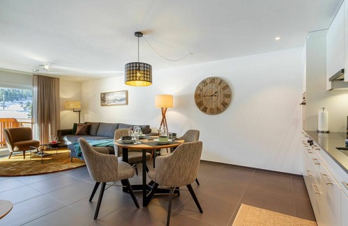 Blausee Apartment | Beautiful apartment for 4 people with WIFI, TV, balcony and panoramic view