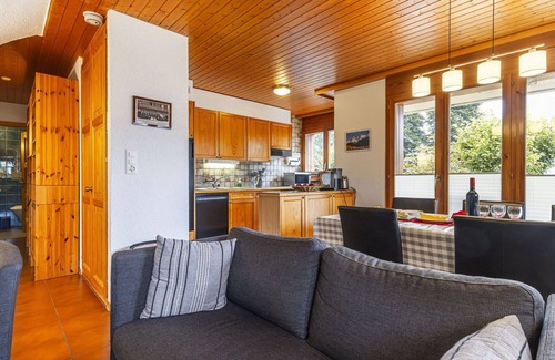Champery Apartment | Beautiful apartment for 4 people with WIFI, TV, balcony and panoramic view
