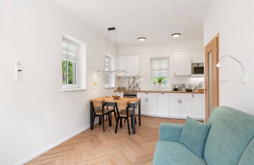 Hrensko Apartment | Beautiful apartment for 4 people with WIFI, TV, patio and pets allowed
