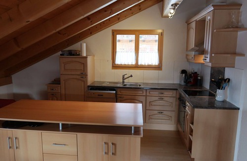 Riom-Parsonz Apartment | Beautiful apartment for 6 people with WIFI, TV, balcony, pets allowed and panoramic view