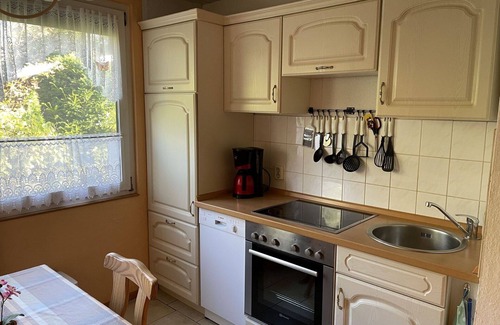 Dobbertin House | Beautiful apartment in villa for 4 guests with TV, terrace and pets allowed