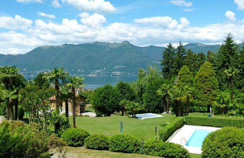 Brezzo di Bedero Apartment | Beautiful apartment for 4 people with pool, WIFI, TV, patio and pets allowed