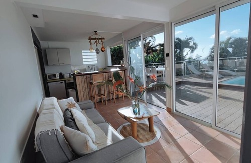 Vieux-Fort Apartment | Beautiful apartment with private pool and exceptional sea view