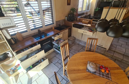 Martigny Apartment | Beautiful city duplex with large terrace and private park