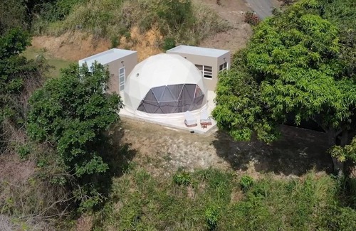 Achiote Cabin | Beautiful Dome with Spectacular View in Puerto Rico's Mountains