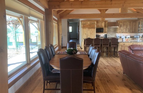 Jackson Hole House | Beautiful home in Jackson. Gorgeous Teton Views, Hot Tub and 72" Long Fire Table