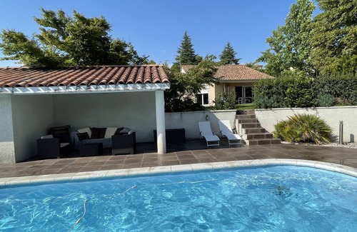 Bourg-de-Peage Villa | Beautiful modern villa with swimming pool - Drôme