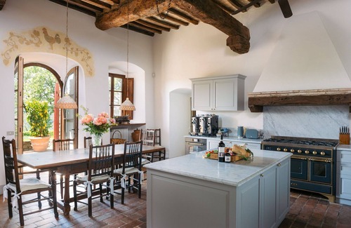 San Pietro in Bossolo Villa | Beautiful private villa for 12 people with private pool, WIFI, A/C, TV, patio and panoramic view