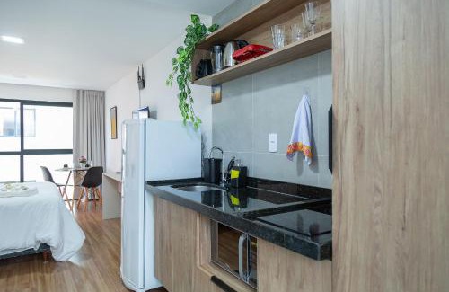 Sao Benedito Apartment | Beautiful studio in Poços de Caldas MG PGO402