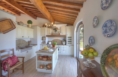Montaione Villa | Beautiful villa with internet, A/C, private pool, TV, patio, panoramic view, close to San Gimignano