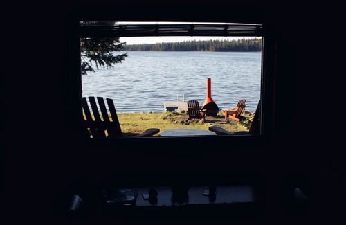 Cariboo Chilcotin Coast Cabin | Beautiful, waterfront Log Cabin on very private, ranch. Relax Off-grid!
